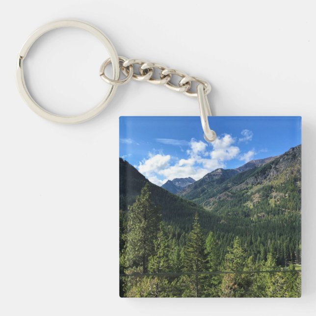 Wallowa Mountains, OR Key Ring (Front)