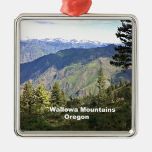 Wallowa Mountains, Oregon Metal Ornament
