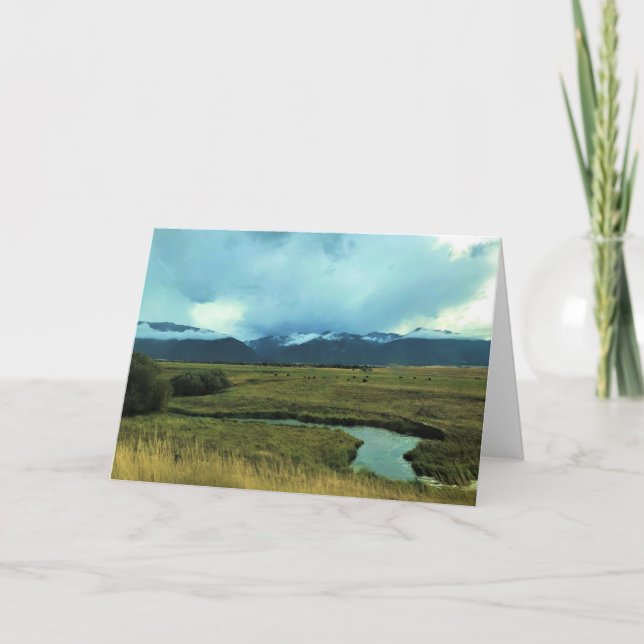 Wallowa River, OR Card (Front)