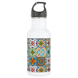 Wallpaper Backsplashes/Talavera inspired tiles 532 Ml Water Bottle