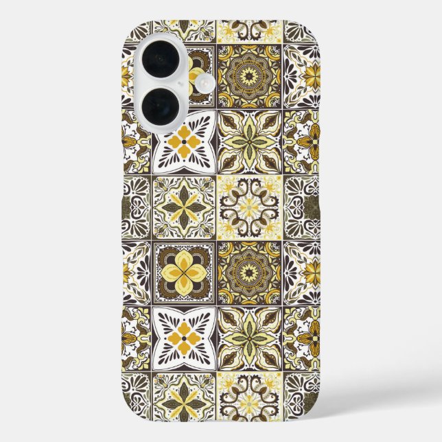 Wallpaper Backsplashes/Talavera inspired tiles/ Case-Mate iPhone Case (Back)