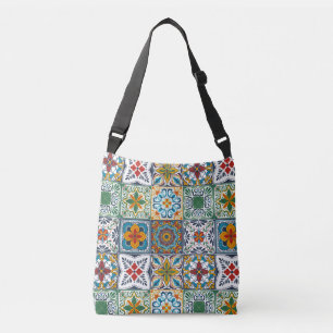 Wallpaper Backsplashes/Talavera inspired tiles Crossbody Bag