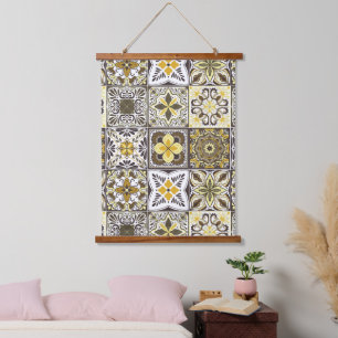 Wallpaper Backsplashes/Talavera inspired tiles/ Hanging Tapestry