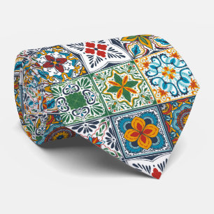 Wallpaper Backsplashes/Talavera inspired tiles Tie