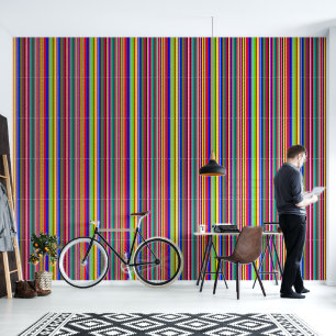 Wallpaper Colourful Stripe
