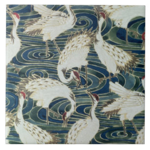 Wallpaper design, by the Silver Studio, c.1890 Ceramic Tile