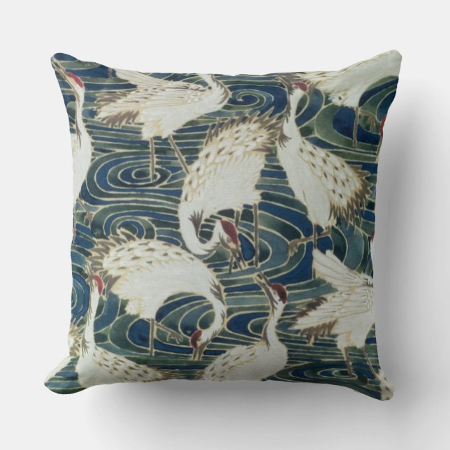 Wallpaper design, by the Silver Studio, c.1890 Cushion (Front)