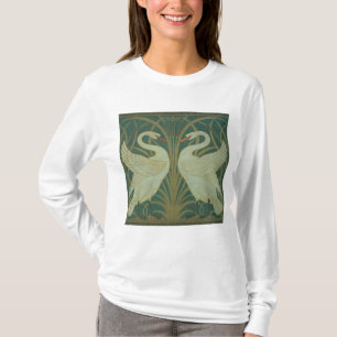 Wallpaper Design for panel of "Swan, Rush & Iris" T-Shirt