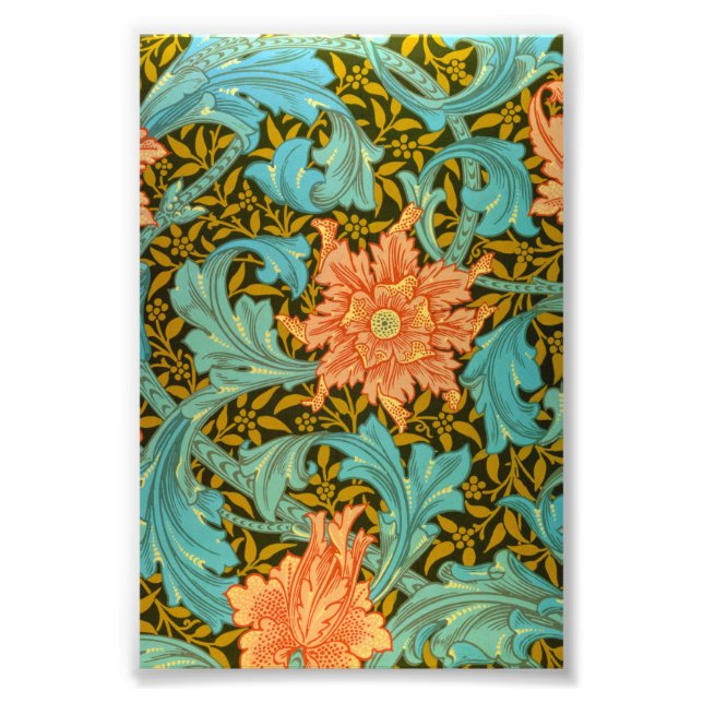 Wallpaper Design, Single Stem by William Morris Photo Print (Front)