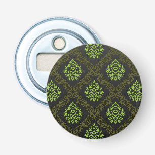 Wallpaper Floral Green Bottle Opener