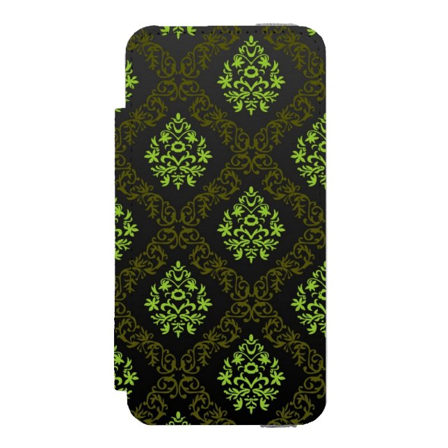 Wallpaper Floral Green Incipio iPhone Wallet Case (Folio Front)