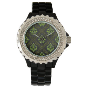 Wallpaper Floral Green Watch