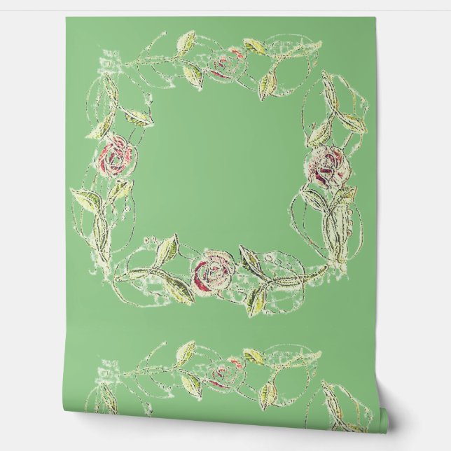 Wallpaper FLOWER  STYLE DESIGN (Unrolling)