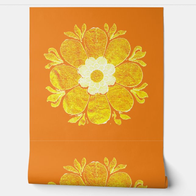 WALLPAPER FLOWER STYLE DESIGN (Unrolling)