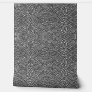 Wallpaper Grey organic pattern
