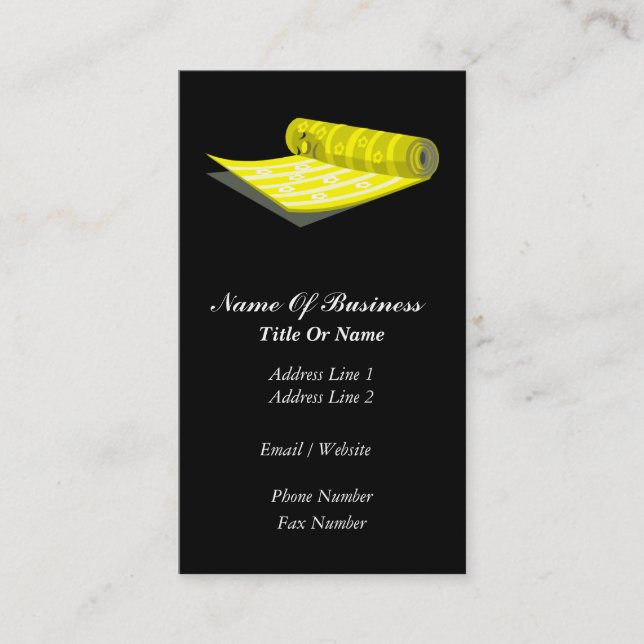 Wallpaper Hanger Business Card (Front)