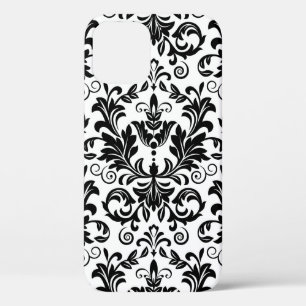 Wallpaper in the style of Baroque. Seamless backgr iPhone 12 Case