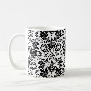 Wallpaper in the style of Baroque. Seamless backgr Coffee Mug
