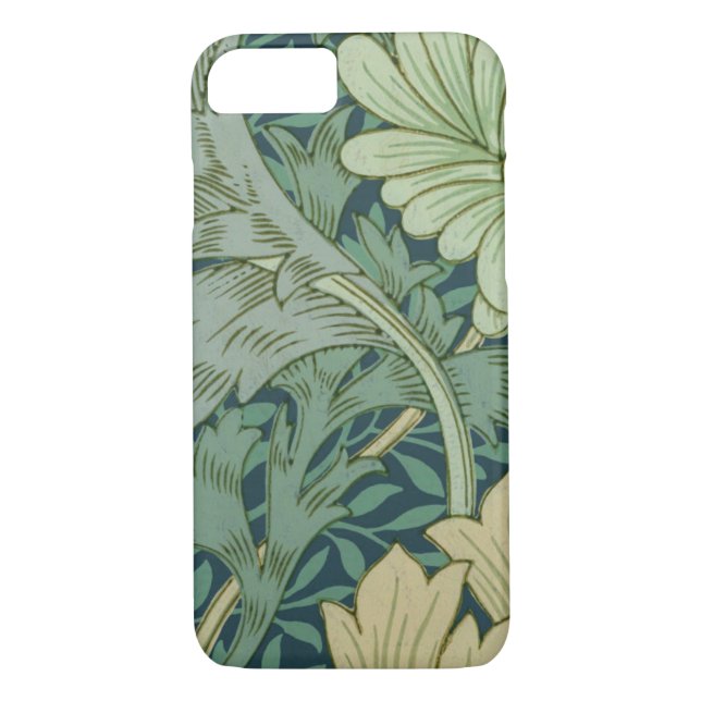 Wallpaper Pattern Sample with Chrysanthemum Case-Mate iPhone Case (Back)