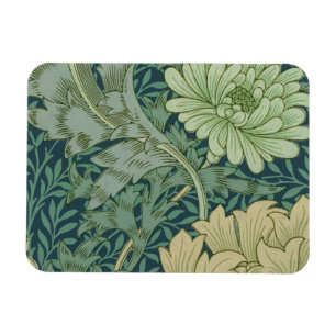 Wallpaper Pattern Sample with Chrysanthemum Magnet
