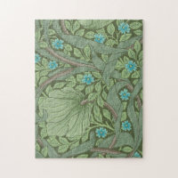 Wallpaper Pattern Sample with Forget-Me-Nots