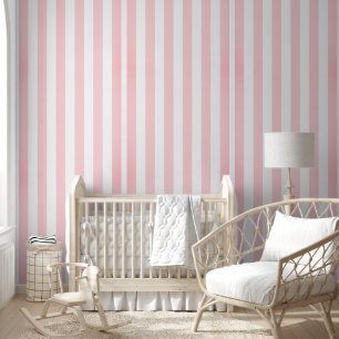 Wallpaper Pink & White Stripe