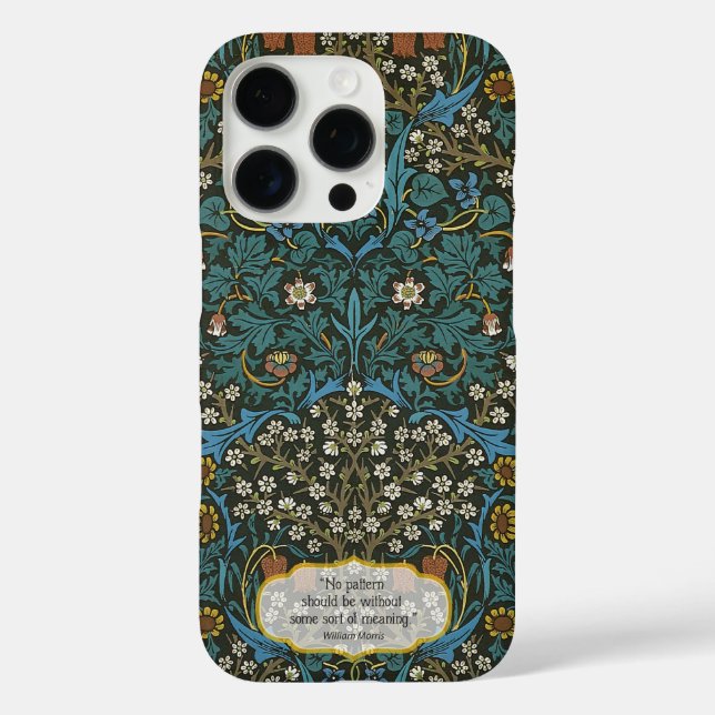 Wallpaper Sheet - William Morris Case-Mate iPhone Case (Back)