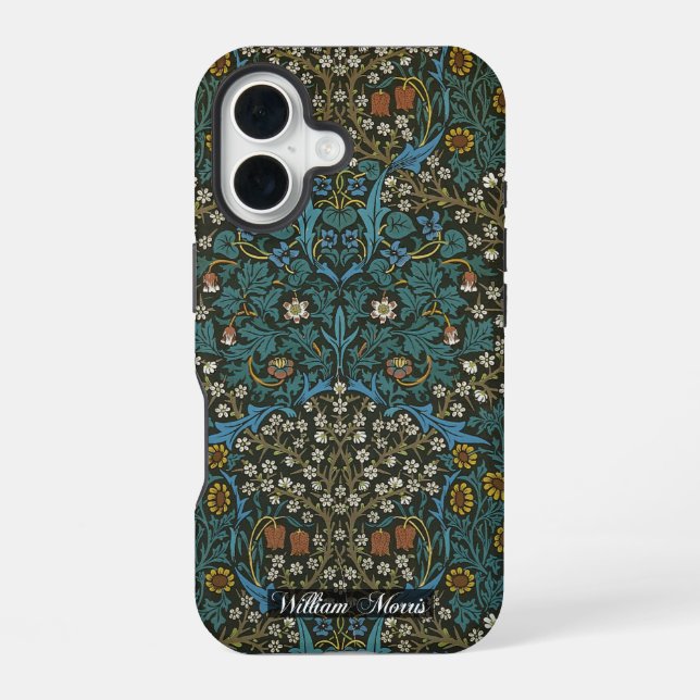 Wallpaper Sheet - William Morris iPhone 16 Case (Back)