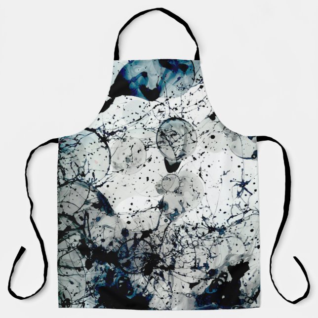 Wallpaper texture soap bubbles apron (Front)