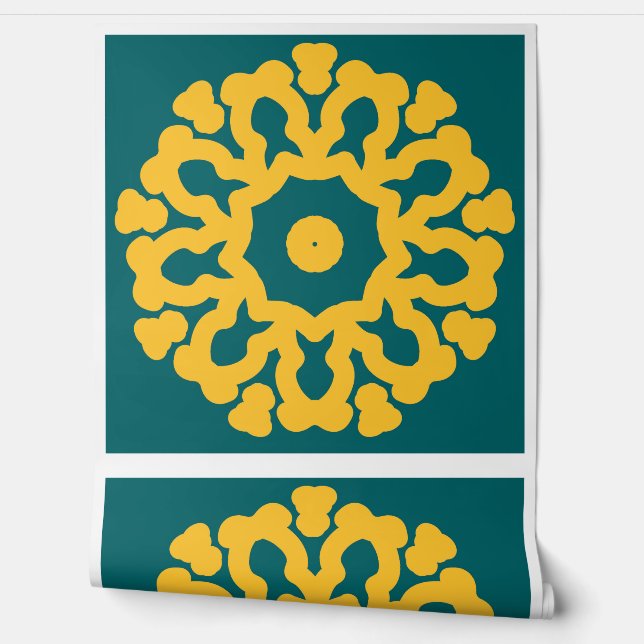 Wallpaper with white border, A vibrant design  (Unrolling)