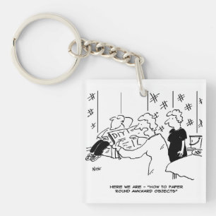 Wallpapering and Home Decorating Cartoon Key Ring