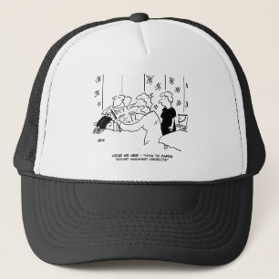 Wallpapering and Home Decorating Cartoon Trucker Hat