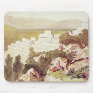 Walls of Ancient Samos, Cephalonia, 19th century Mouse Pad
