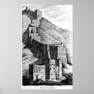 Walls of Antioch, 1894 Poster