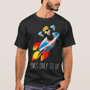 WallStreetBets WSB Rocket Ship To The Moon Stonks  T-Shirt