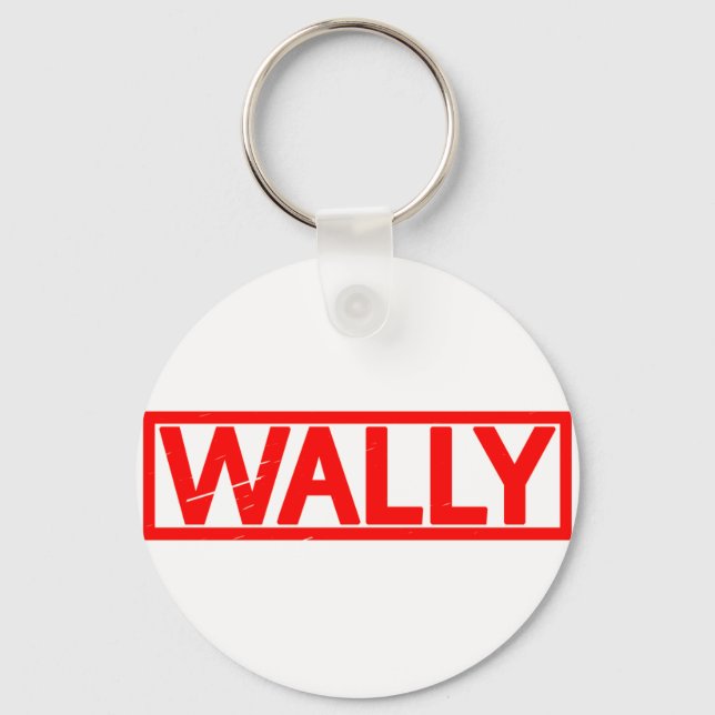 Wally Stamp Key Ring (Front)