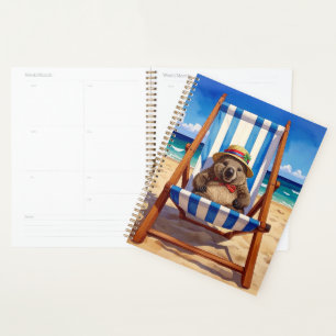 Wally the Wombat Beach Sling Chair Planner