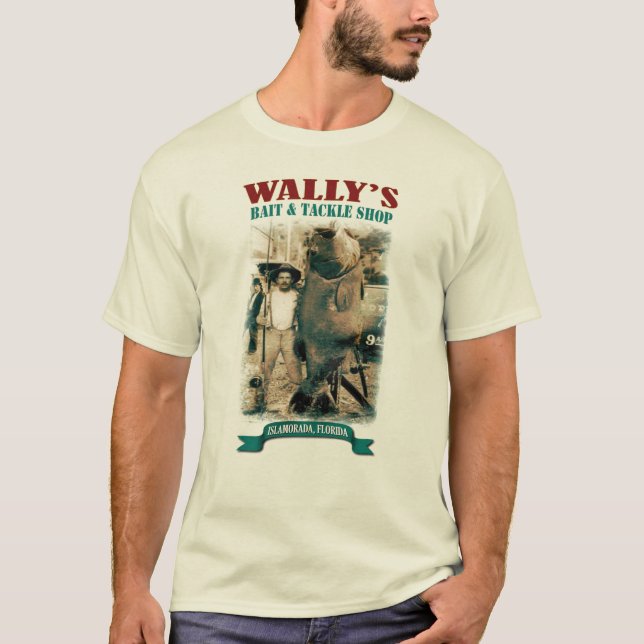 Wally's Bait & Tackle T-Shirt (Front)