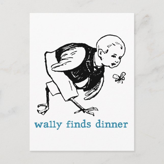 Wally's Dinner Postcard (Front)