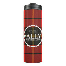 Wally's Homemade Goods Pie Logo Travel Mug