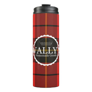 Wally's Homemade Goods Pie Logo Travel Mug