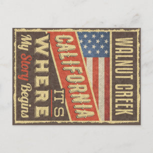 Walnut Creek California Postcard
