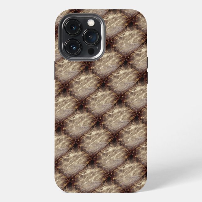 Walnut Dark Pattern Patterns iPhone Case (Back)
