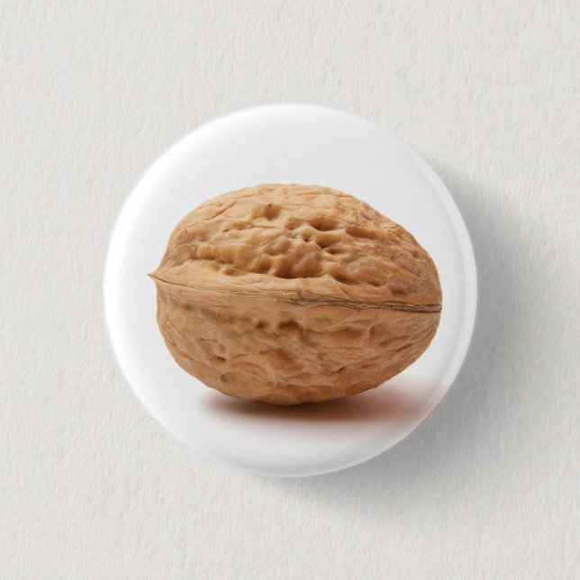 Walnut Flair 3 Cm Round Badge (Front)