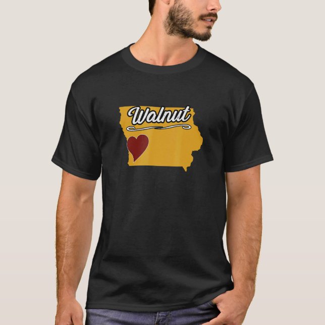 WALNUT IOWA IA USA  Cute Souvenir Merch  US City S T-Shirt (Front)