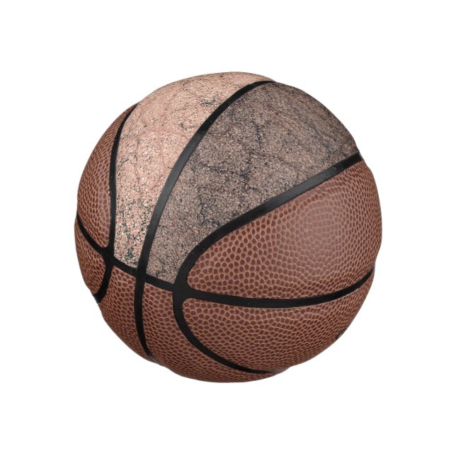 Walnut Mini Basketball (Angled)