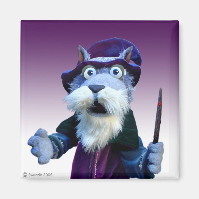Walnut the Wizard Magnet (Front)