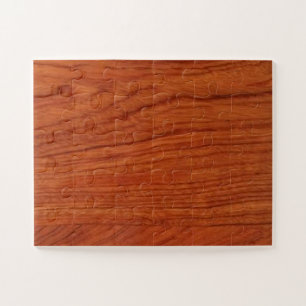 Walnut wood Blank Template DIY add TEXT IMAGE 99 Jigsaw Puzzle