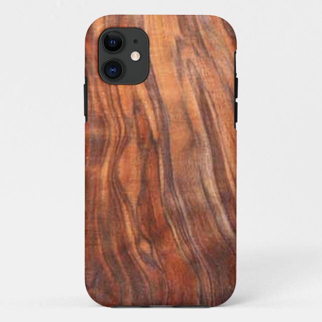 Walnut (Wood Grain) iPhone 5 Case-mate Case (Back)