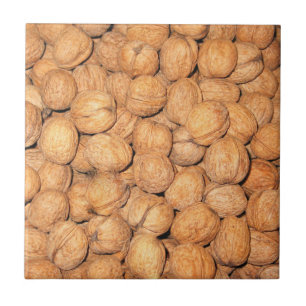 Walnuts Quirky Ceramic Tile